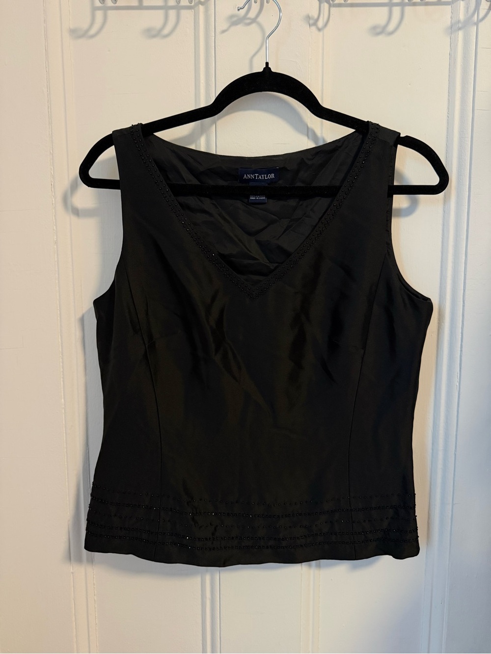vintage ann taylor silk tank